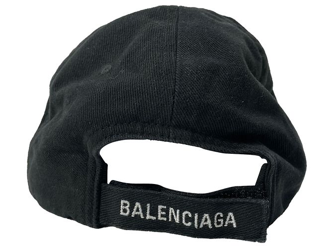 Everyday Balenciaga x NASA Baseball Cap aus schwarzer Baumwolle - Ansicht 3