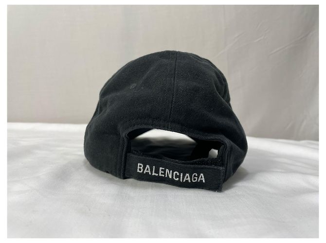 Everyday Balenciaga x NASA Baseball Cap aus schwarzer Baumwolle - Ansicht 8