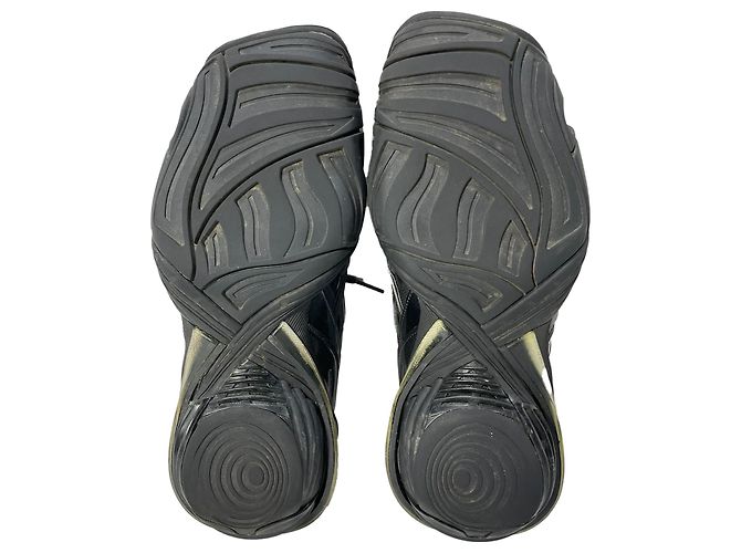 Sneakers con lacci Balenciaga Tyrex in poliuretano nero - vista 6