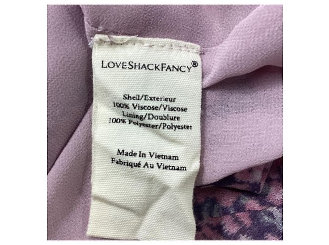 Robe Mini Cassidy LoveShackFancy en Viscose Imprimée Florale - vue 10