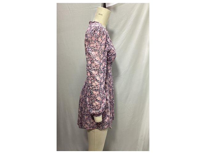Robe Mini Cassidy LoveShackFancy en Viscose Imprimée Florale - vue 12