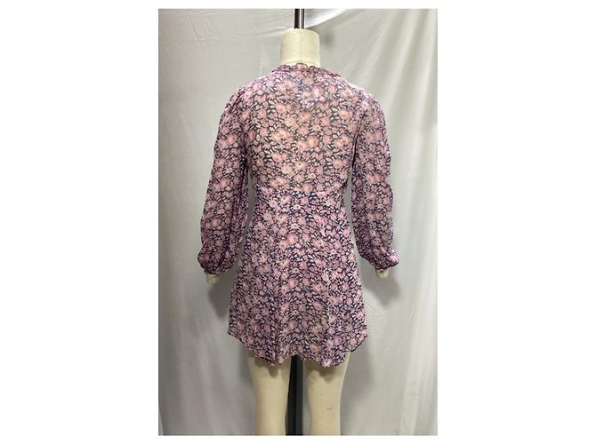 Robe Mini Cassidy LoveShackFancy en Viscose Imprimée Florale - vue 14