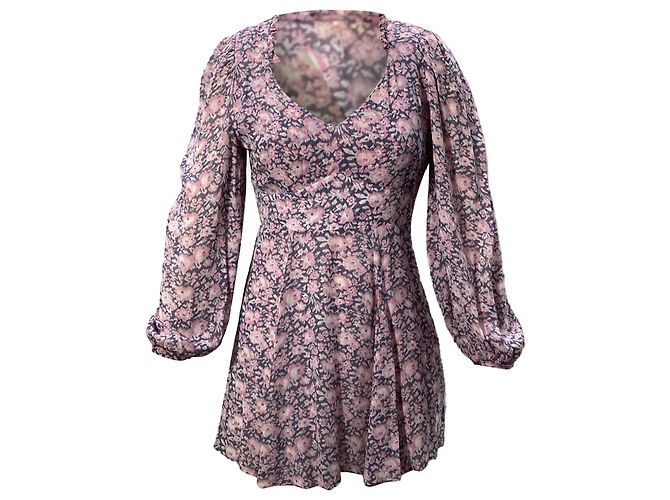 Robe Mini Cassidy LoveShackFancy en Viscose Imprimée Florale - vue 7