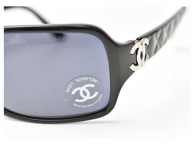 Chanel Sunglasses Coco Mark Black - view 3