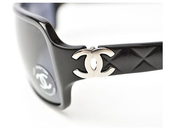 Chanel Sunglasses Coco Mark Black - view 5