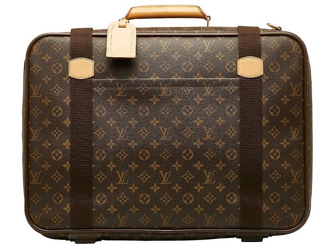 Sac à main valise Louis Vuitton Monogram Satellite 53 2WAY Marron - vue 2