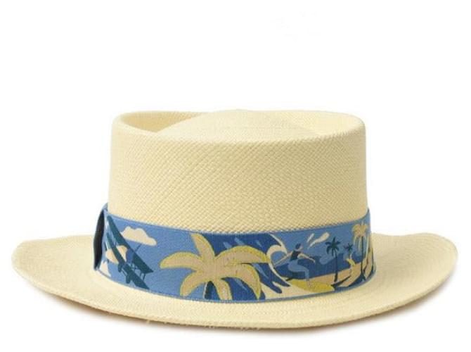 Hermès Cappello di paglia beige Hermes Marrone - vista 2