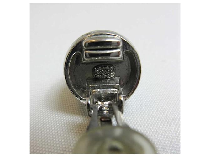 Pendientes de plata Chanel Marca Coco Metálico - vista 3