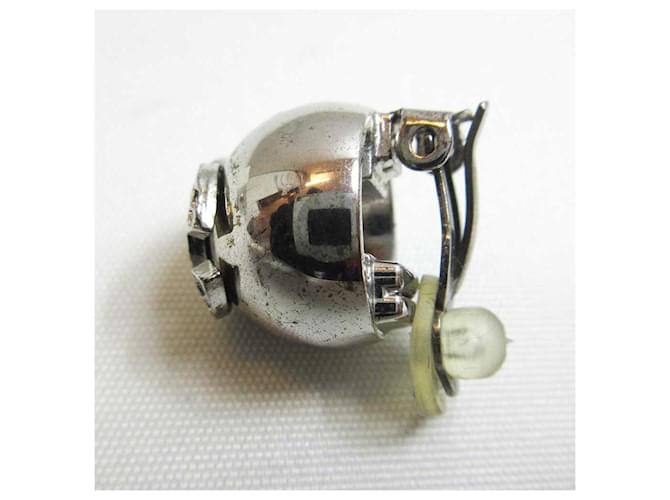 Pendientes de plata Chanel Marca Coco Metálico - vista 5