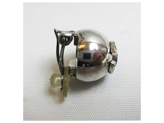 Pendientes de plata Chanel Marca Coco Metálico - vista 6