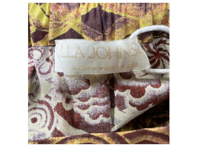 Gonna Sigrid Ulla Johnson in cotone giallo - vista 4