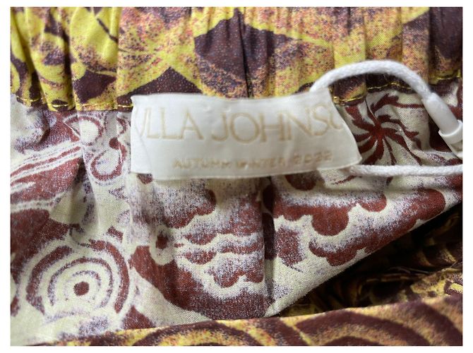 Gonna Sigrid Ulla Johnson in cotone giallo - vista 8