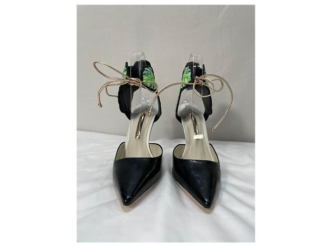 Sophia Webster Rousseau Jungle Ankle Tie Pumps in Multicolor Leather - view 10
