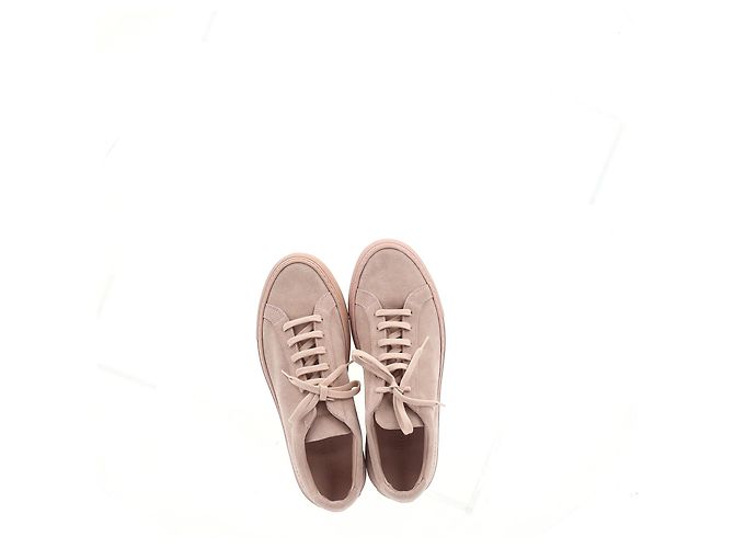 Autre Marque Donna di Common Projects Sneakers Achilles in Camoscio Rosa Marrone - vista 11