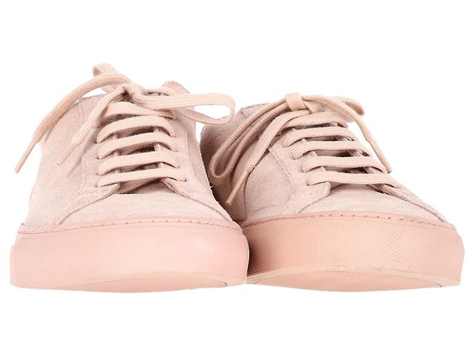 Autre Marque Donna di Common Projects Sneakers Achilles in Camoscio Rosa Marrone - vista 2
