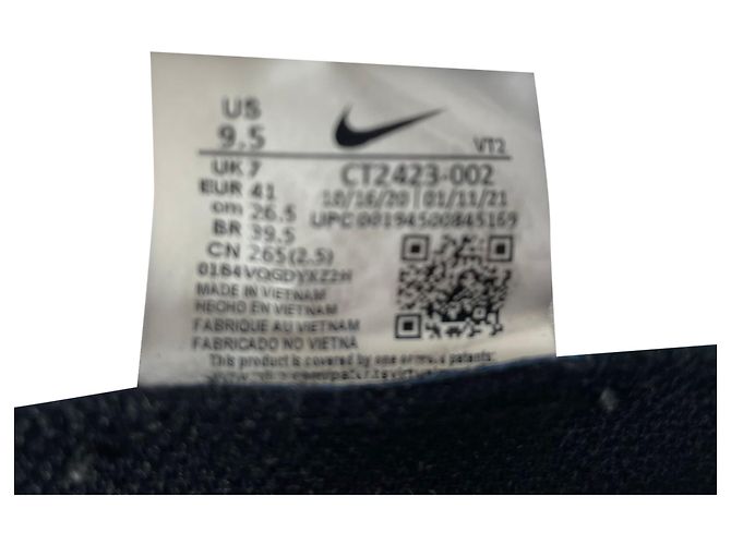 Nike React Infinity Run Flyknit III Laufschuhe aus schwarzem Synthetik - Ansicht 10