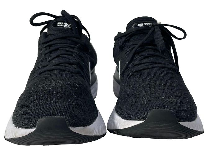 Nike React Infinity Run Flyknit III Laufschuhe aus schwarzem Synthetik - Ansicht 2