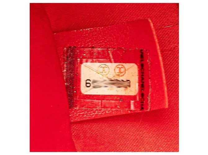 Vanity Chanel Canvas Coco Mark Tasche Rot - Ansicht 6