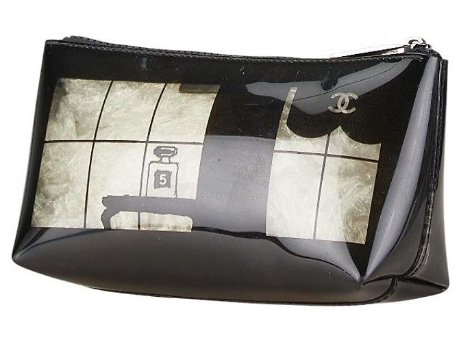 Vanity Neceser cosmético transparente Chanel Skeleton Window Negro - vista 2