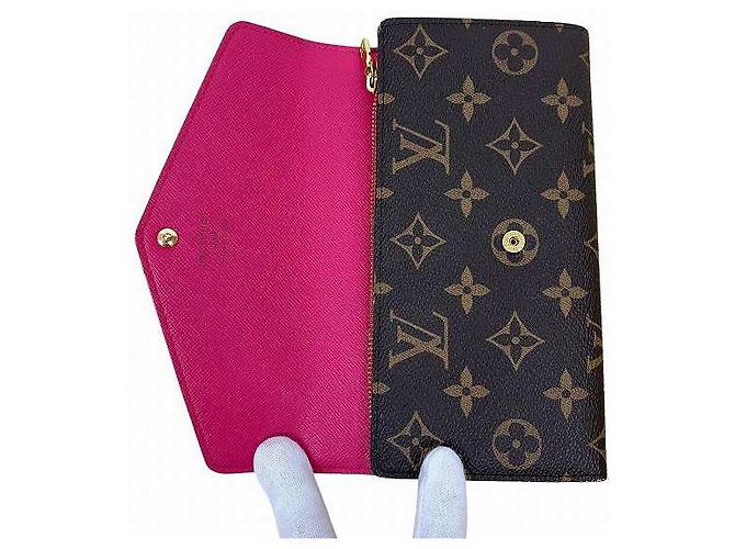 Portafoglio Louis Vuitton Monogram Sarah Love Lock Marrone - vista 2