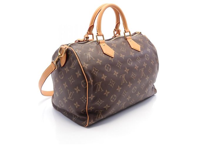 Louis Vuitton Monogram Leder Speedy 40 Tasche Braun - Ansicht 2