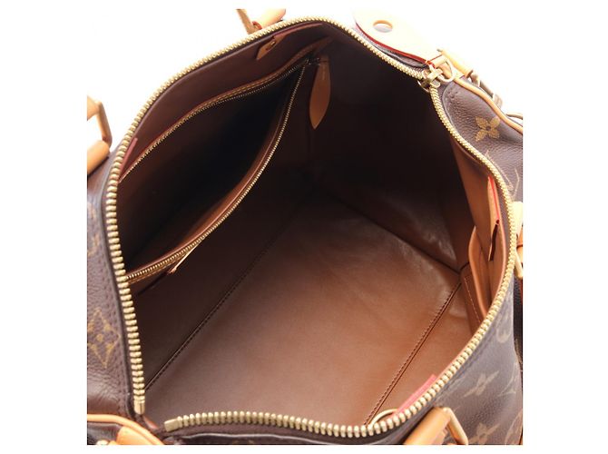 Louis Vuitton Monogram Leder Speedy 40 Tasche Braun - Ansicht 3