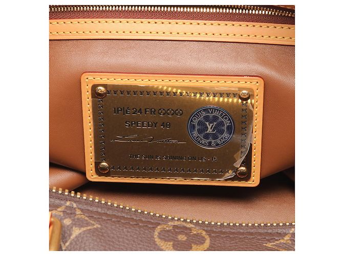 Louis Vuitton Monogram Leder Speedy 40 Tasche Braun - Ansicht 4