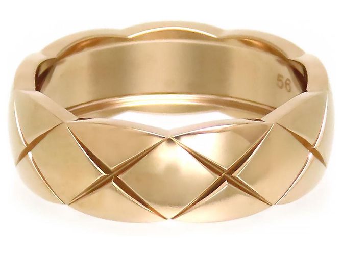 Chanel Au750 K18BG Coco Crush Ring Golden - view 2