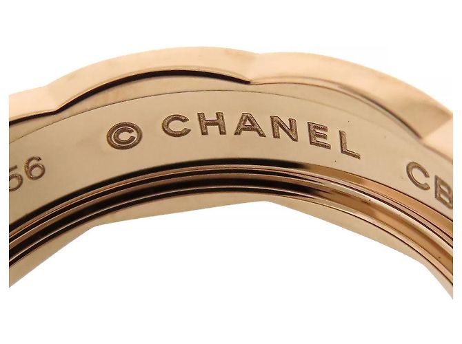 Chanel Au750 K18BG Coco Crush Ring Golden - view 3