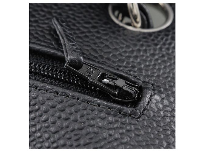 Bolsa de ombro em pele caviar Chanel A58600 Preto - vista 7
