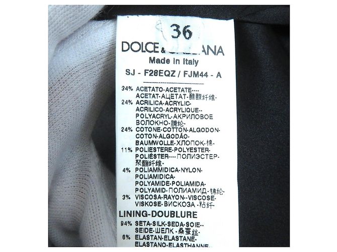 Chaqueta sin cuello de jacquard floral con cuentas Dolce & Gabbana - vista 10
