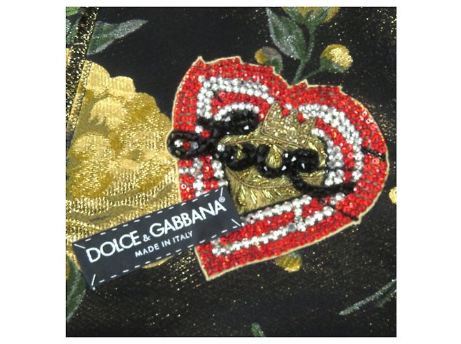 Chaqueta sin cuello de jacquard floral con cuentas Dolce & Gabbana - vista 6