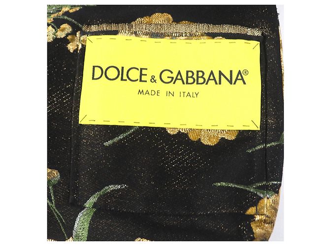 Chaqueta sin cuello de jacquard floral con cuentas Dolce & Gabbana - vista 8