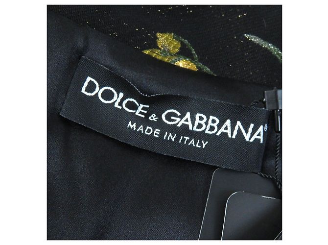 Chaqueta sin cuello de jacquard floral con cuentas Dolce & Gabbana - vista 9