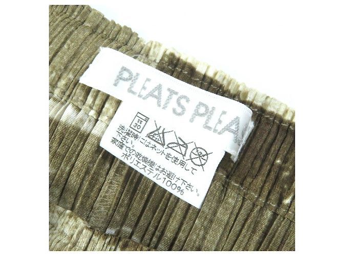 Autre Marque Falda con estampado gráfico PLEATS PLEASE marrón Castaño - vista 6