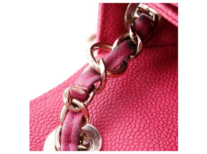 Borsa a Mano Chanel Caviar A93659 Rosa - vista 6