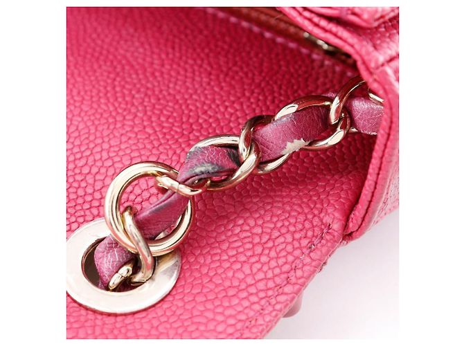 Borsa a Mano Chanel Caviar A93659 Rosa - vista 7