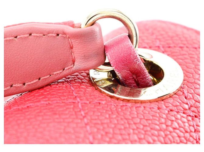 Borsa a Mano Chanel Caviar A93659 Rosa - vista 8