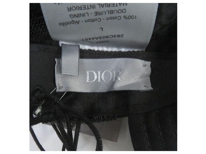 Gorra de Algodón Dior Oblique Negro - vista 5
