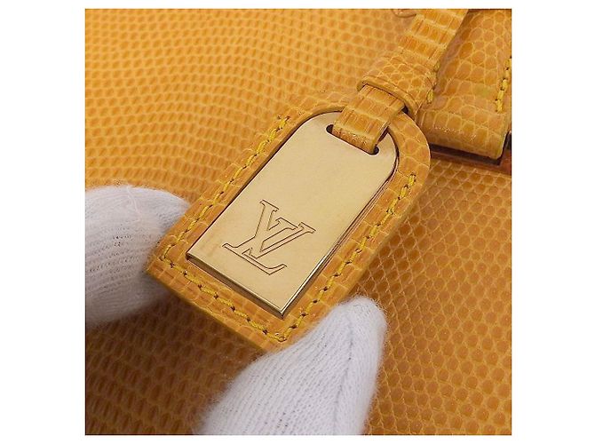 Borsa 2WAY Ondine Lizard Louis Vuitton Gialla Giallo - vista 6