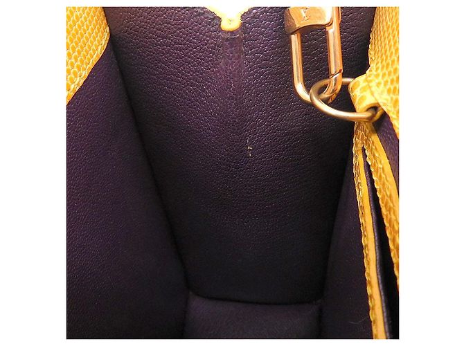 Borsa 2WAY Ondine Lizard Louis Vuitton Gialla Giallo - vista 7