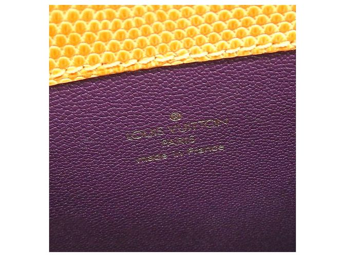 Borsa 2WAY Ondine Lizard Louis Vuitton Gialla Giallo - vista 8