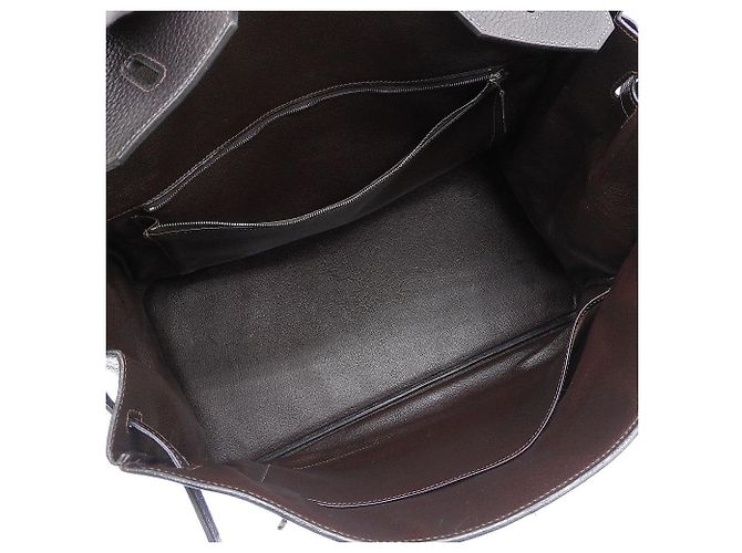 Hermès Bolsa Hermes Birkin 40 marrom escuro - vista 3