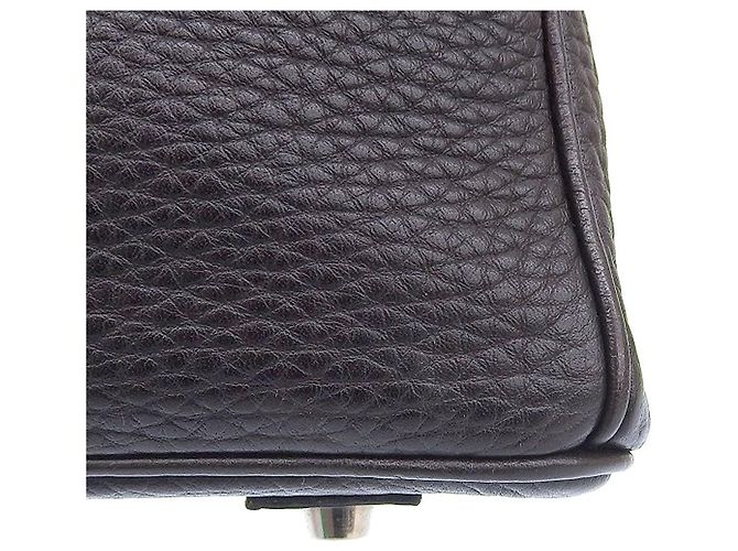 Hermès Bolsa Hermes Birkin 40 marrom escuro - vista 5