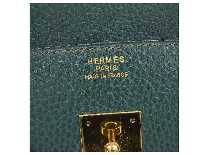 Hermès Sac à main Hermes Birkin 35 en Ardennes vert - vue 10