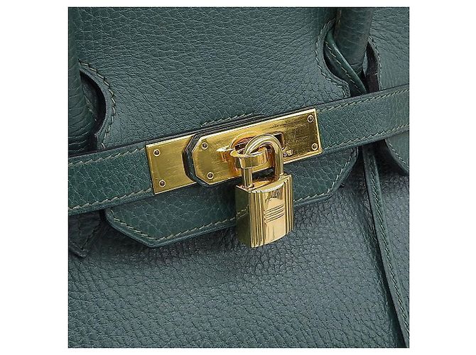 Hermès Sac à main Hermes Birkin 35 en Ardennes vert - vue 6