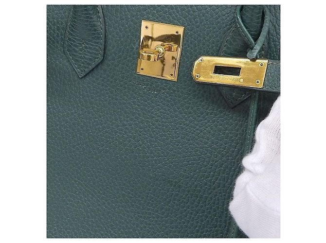 Hermès Sac à main Hermes Birkin 35 en Ardennes vert - vue 7