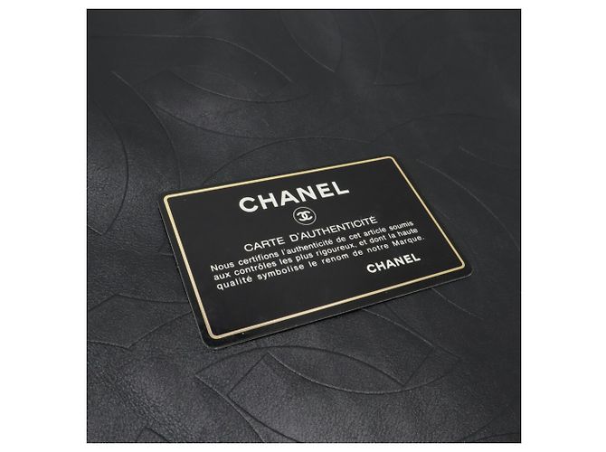 Chanel Coco Mark Prägung Tote Bag Schwarz - Ansicht 8