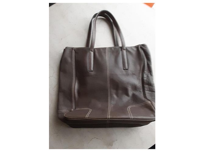 Purificacion Garcia Borsa Marrone Cachi - vista 13