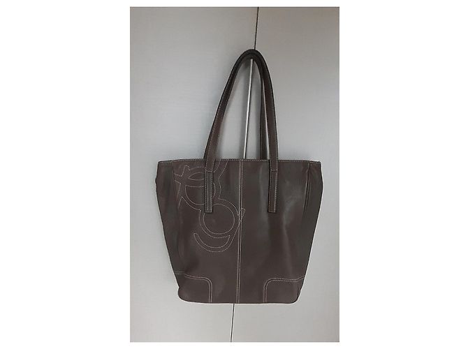 Purificacion Garcia Borsa Marrone Cachi - vista 16